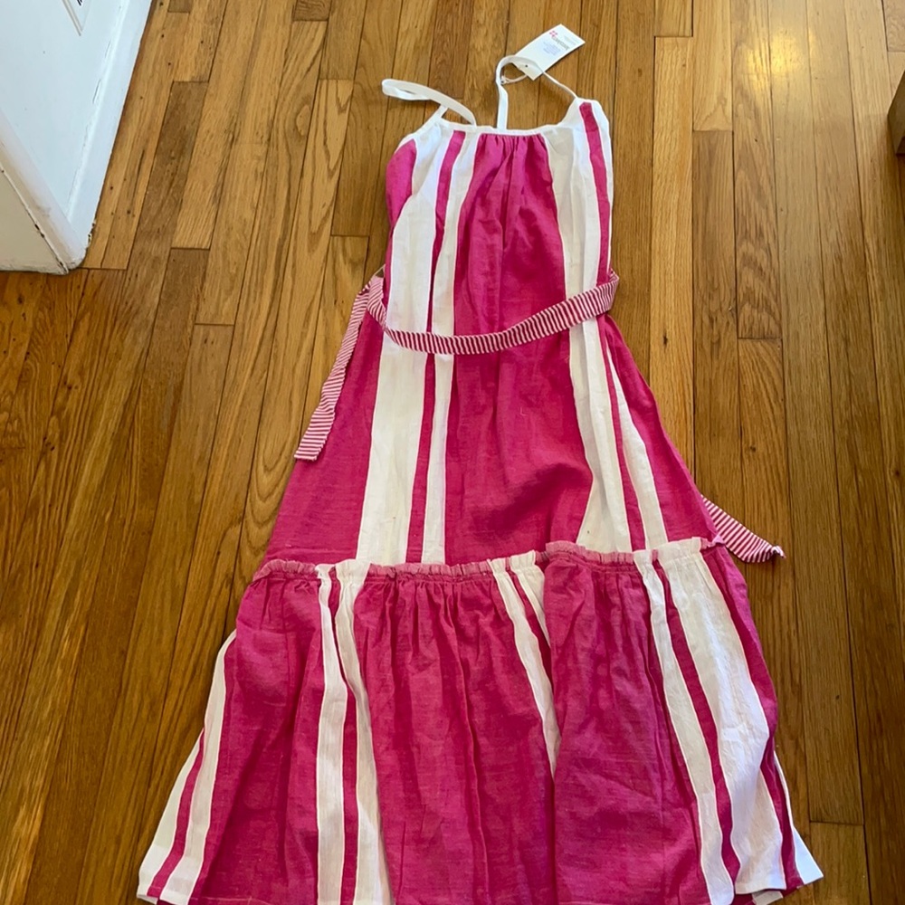 NEVER WORN TAGS ON Cute LEMLEM “Zoya” magenta sundress with back tie